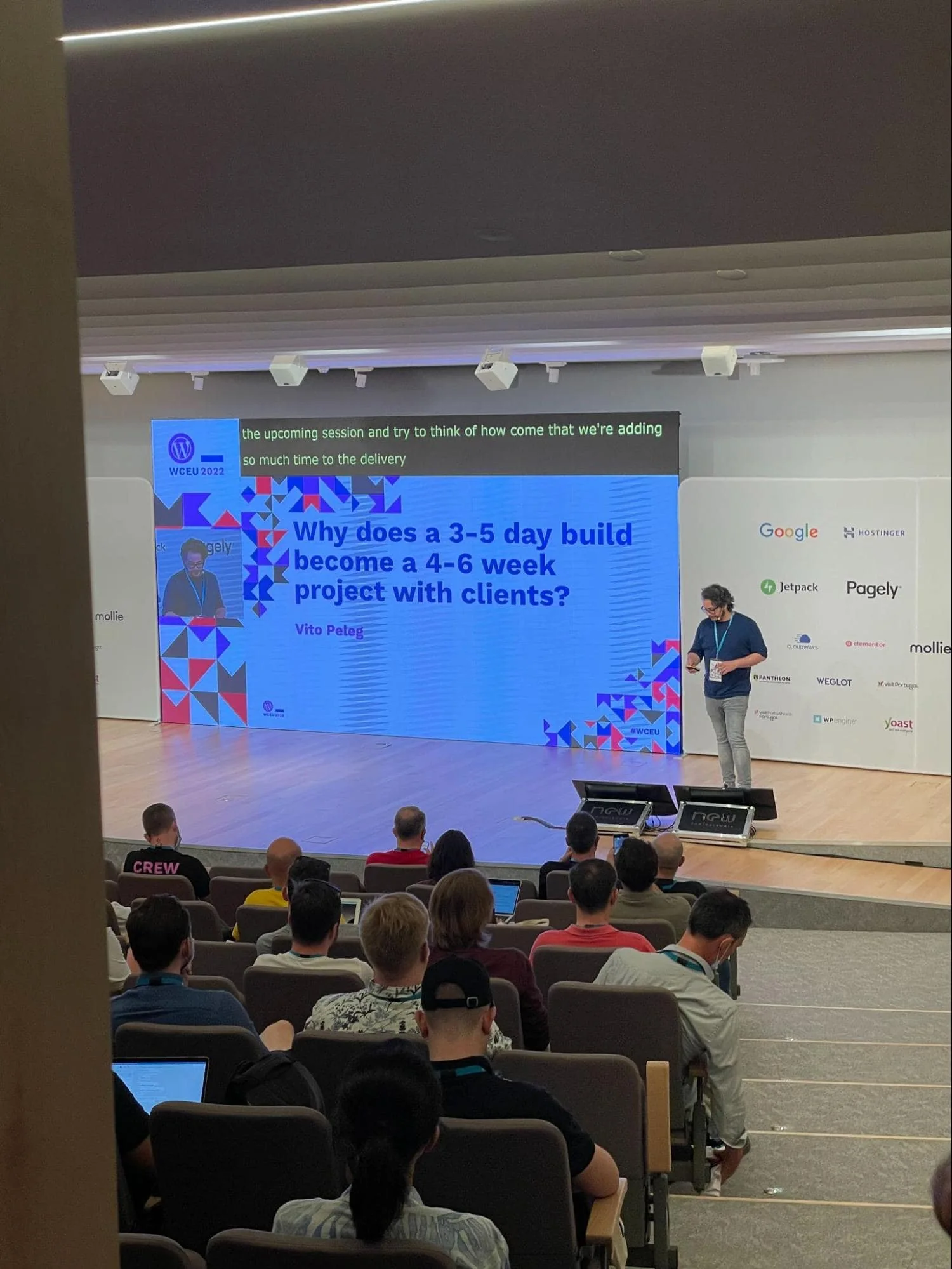 vito's speech at WCEU 2022 in Porto, Portugal